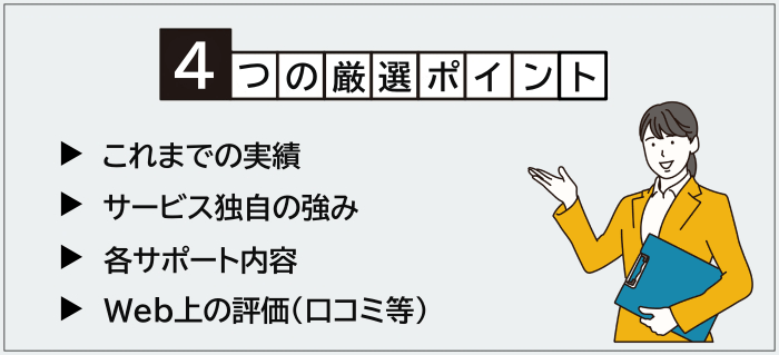 カスタマーサクセスに強いおすすめ転職エージェント・サイトの厳選ポイント